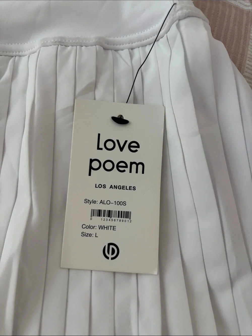 NWT Love Poem White Pleated Mini Skirt - Picture 2 of 4
